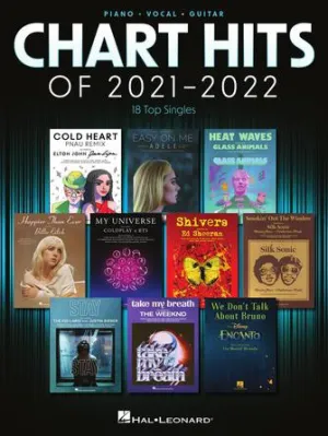 CHART HITS OF 2021-2022 Piano/Vocal/Guitar