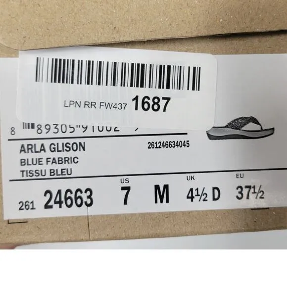 Cloudsteppers by Clarks Blue Size 7 Sandals