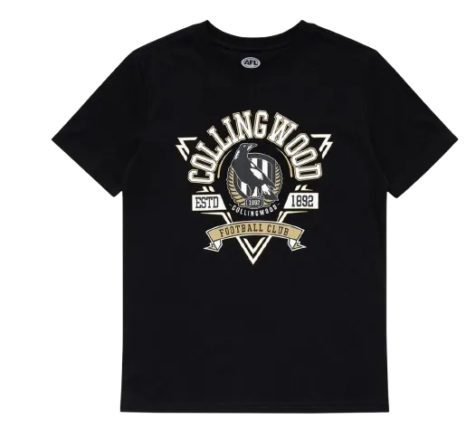 Collingwood Magpies Youths Banner Tee