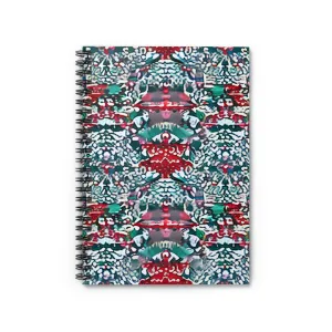 Colorful Spiral Notebook with Tri-Color Design