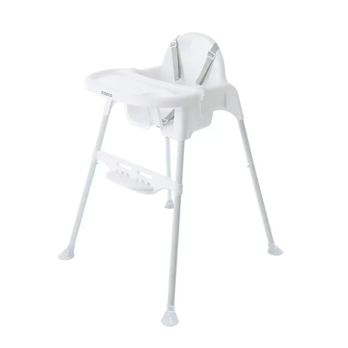 Cosco Canteen Highchair with footrest - White