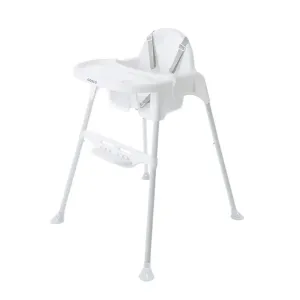 Cosco Canteen Highchair with footrest - White