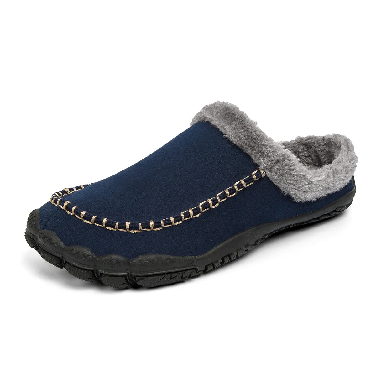 Couple Indoor Leisure Non-slip Home Warm Floor Woolen Slipper