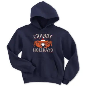 Crabby Holiday Youth Hoodie