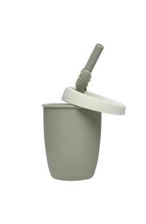 Cup with Straw - Alligator