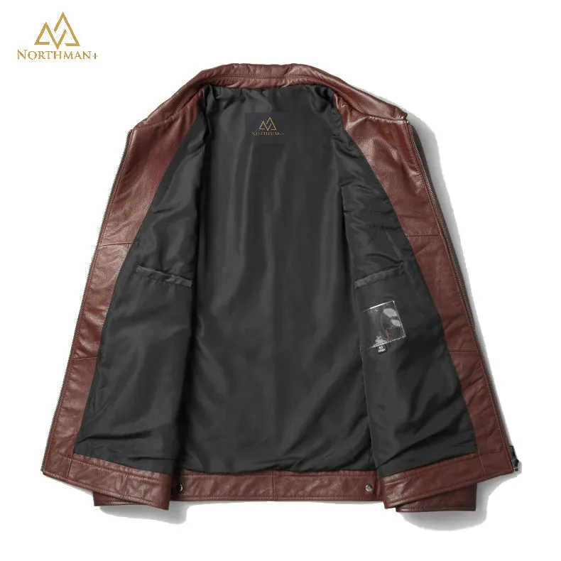 Division commander Brown Leather jacket by Northman 