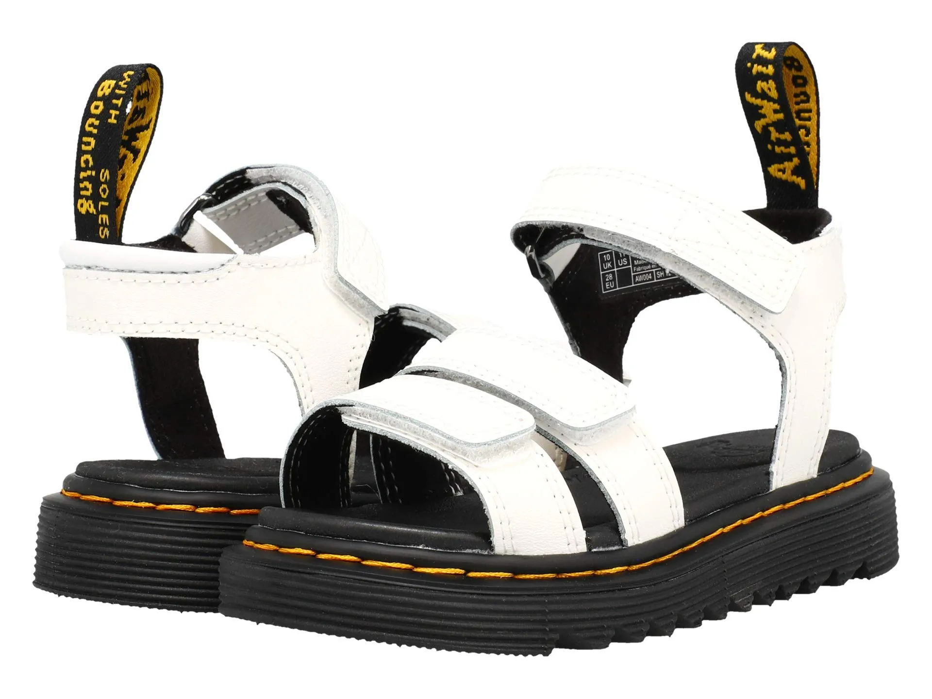 Dr. Martens Klaire (Little Kid/Big Kid) White 1 UK (US 2 Little Kid) M