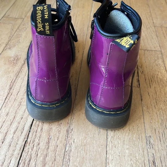 Dr. Martes purple boots size 3 great condition