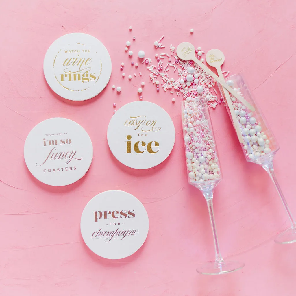 EASY ON THE ICE COASTER SET