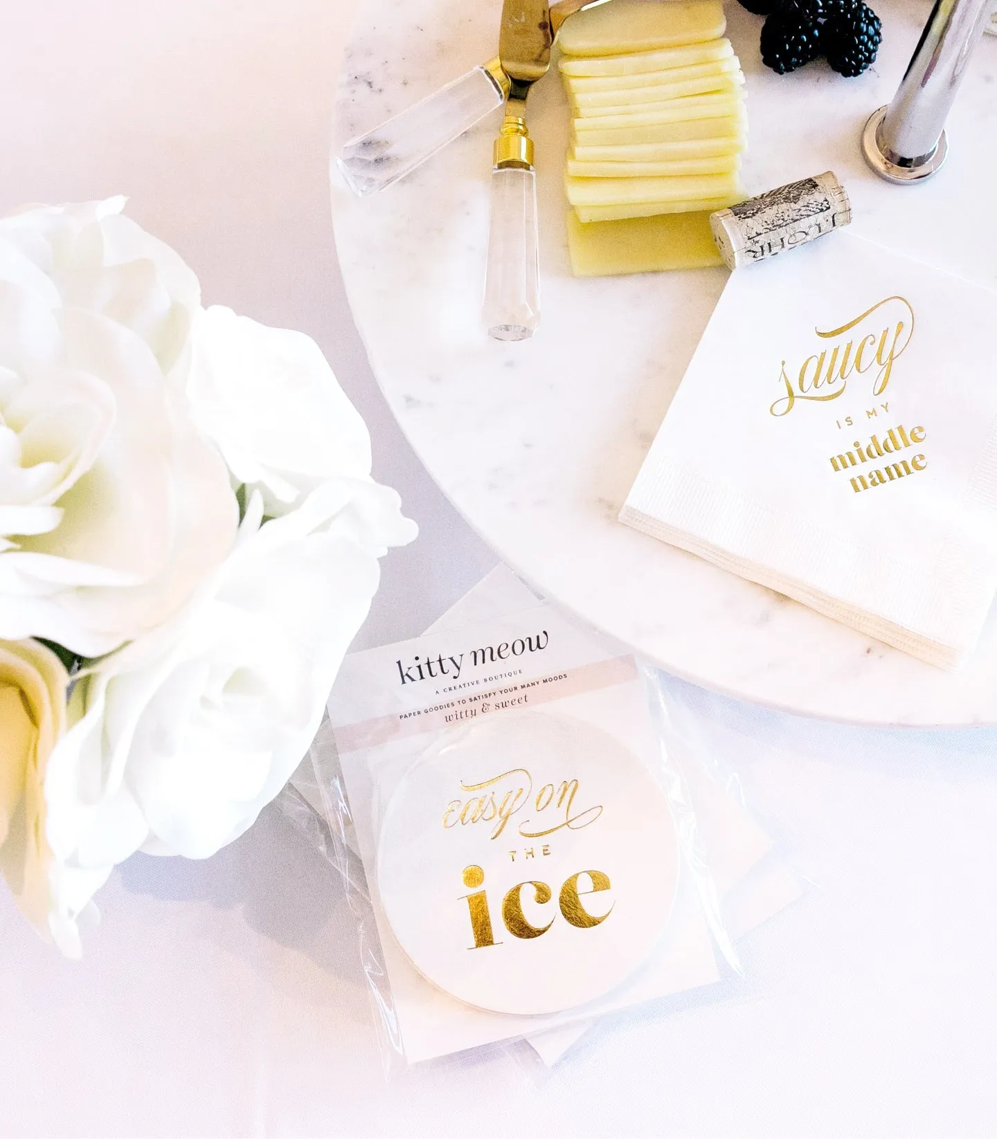 EASY ON THE ICE COASTER SET
