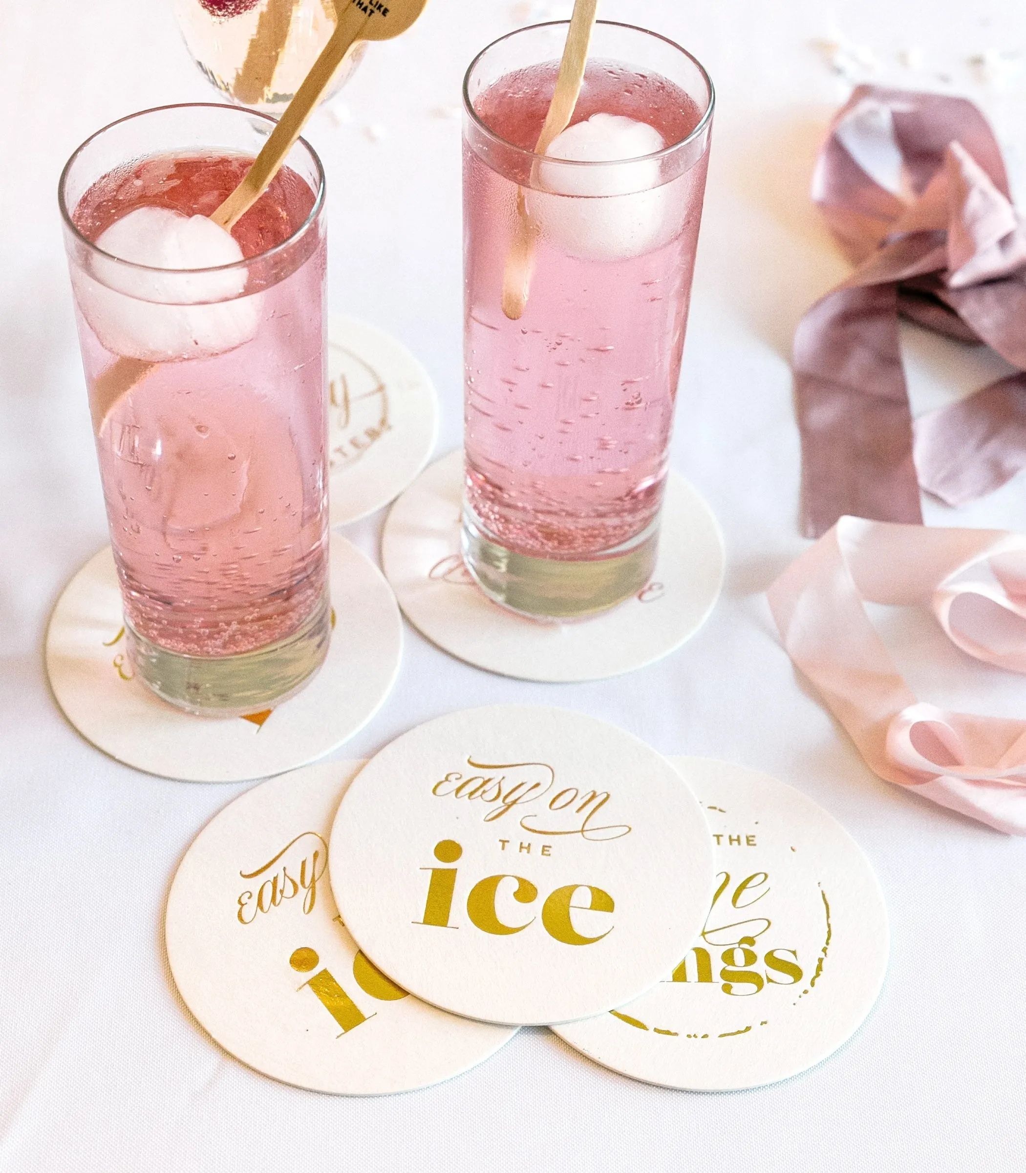 EASY ON THE ICE COASTER SET