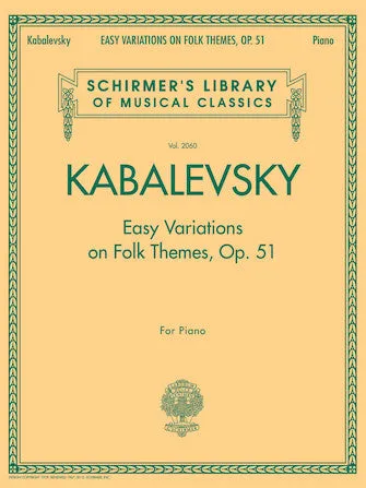 Easy Variations on Folk Themes, Op. 51