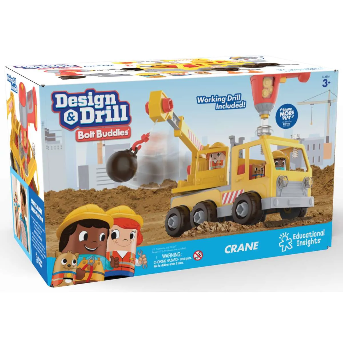 Educational Insights Design & Drill® Bolt Buddies® Crane