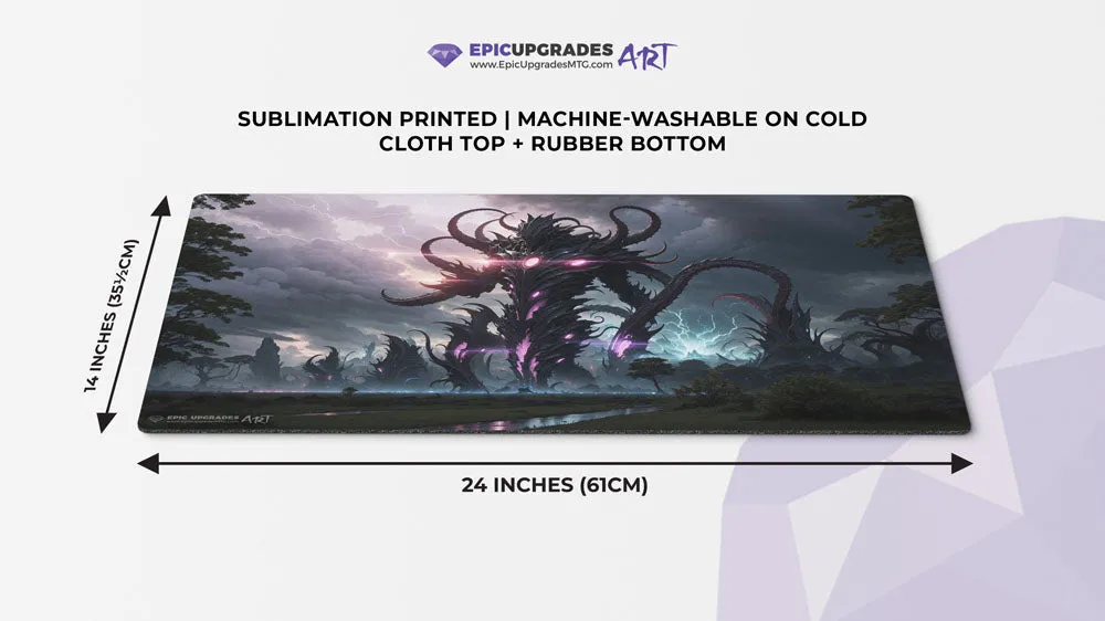Eldrazi Inspired Playmat - Void Series IV | 24"x14" Magic the Gathering Colorless Player