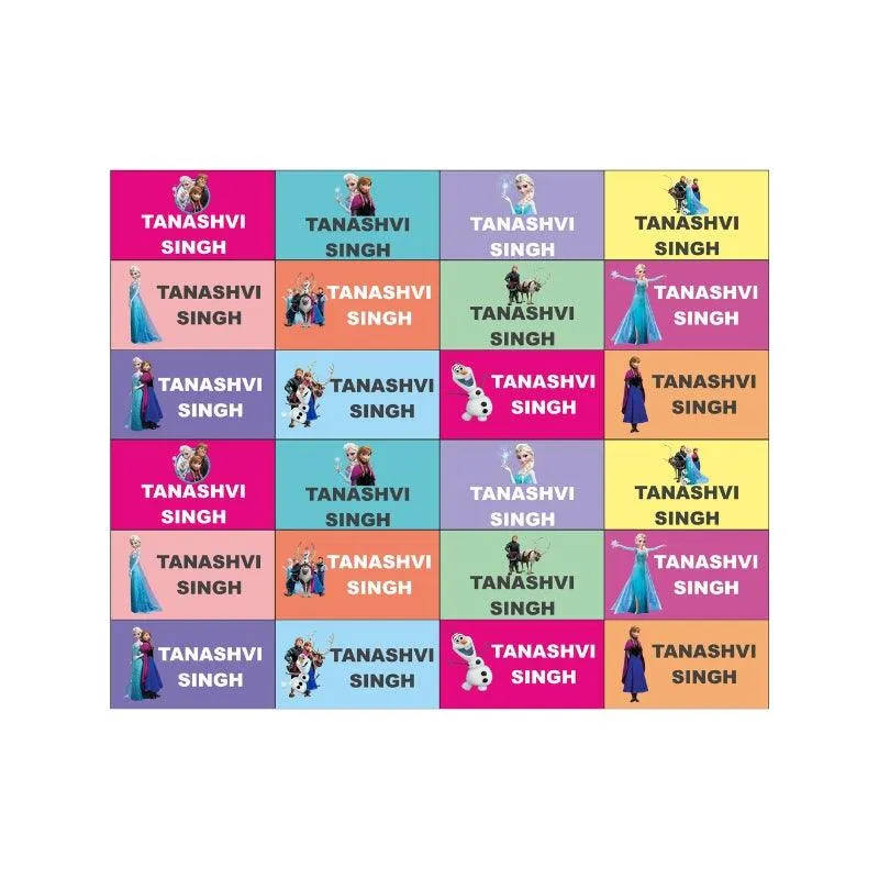 Frozen waterproof labels