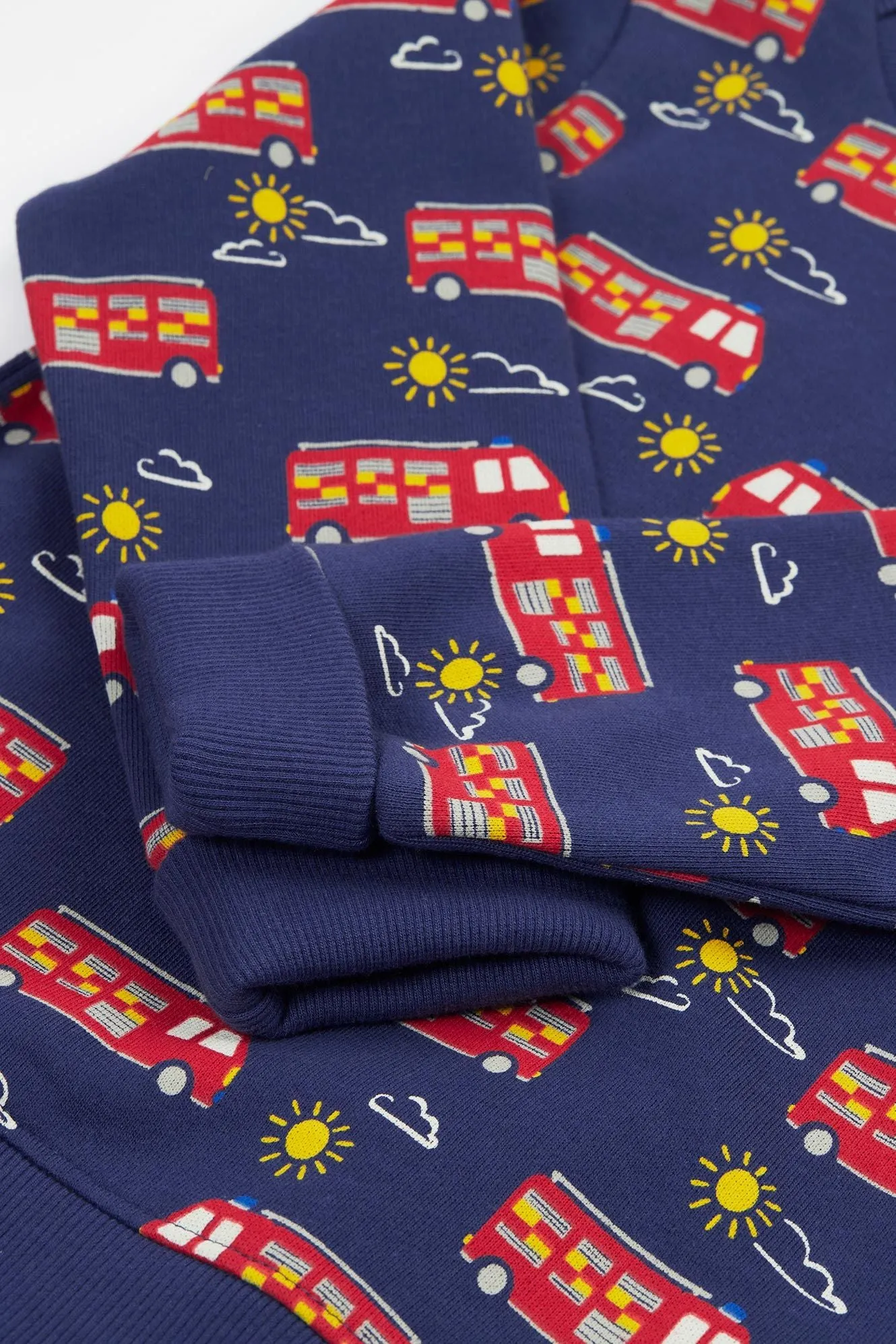 Frugi Easy On Infant Sweatshirt Fire Engine