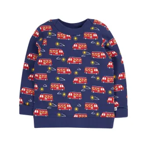 Frugi Easy On Infant Sweatshirt Fire Engine