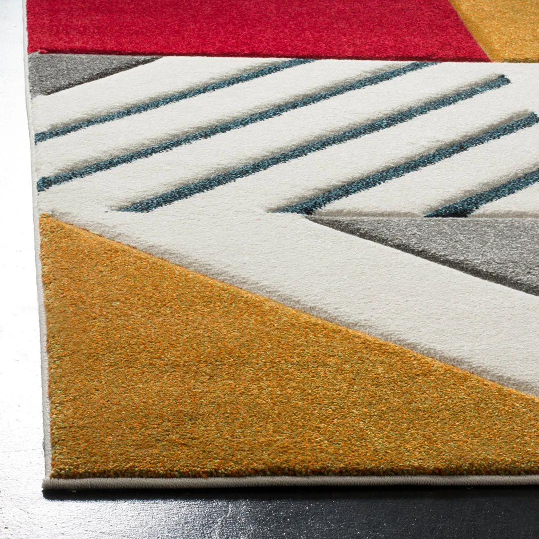 Garima Performance Geometric Rug Ivy Bronx Rug Size: Runner 2'3" x 14'