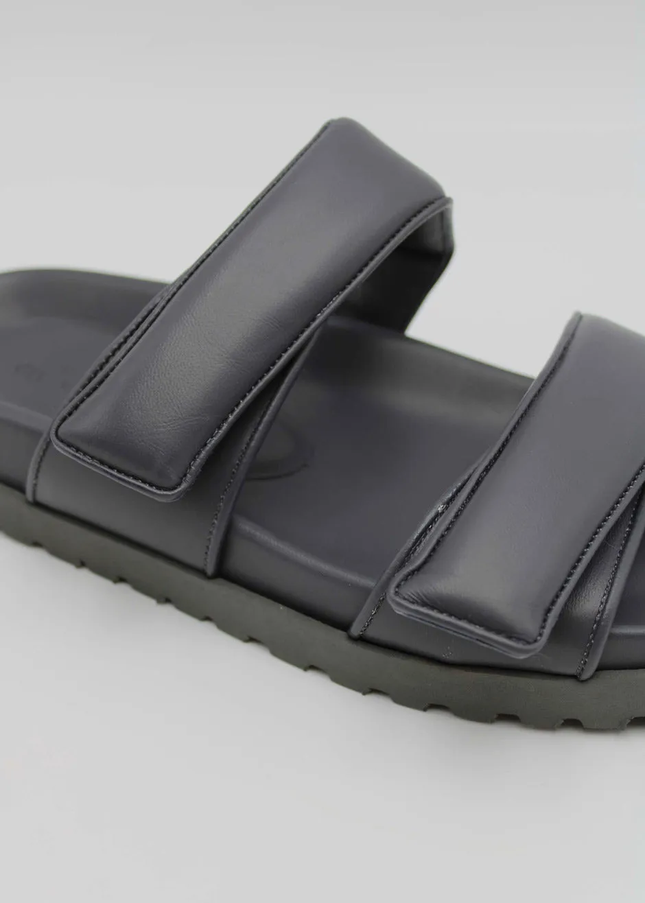 Gia x Pernille Double Strap Sandal - Anthracite