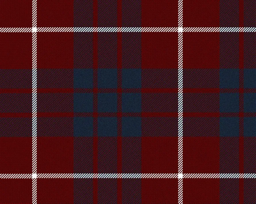 Hamilton Red Modern Medium Weight 11oz Tartan Cloth