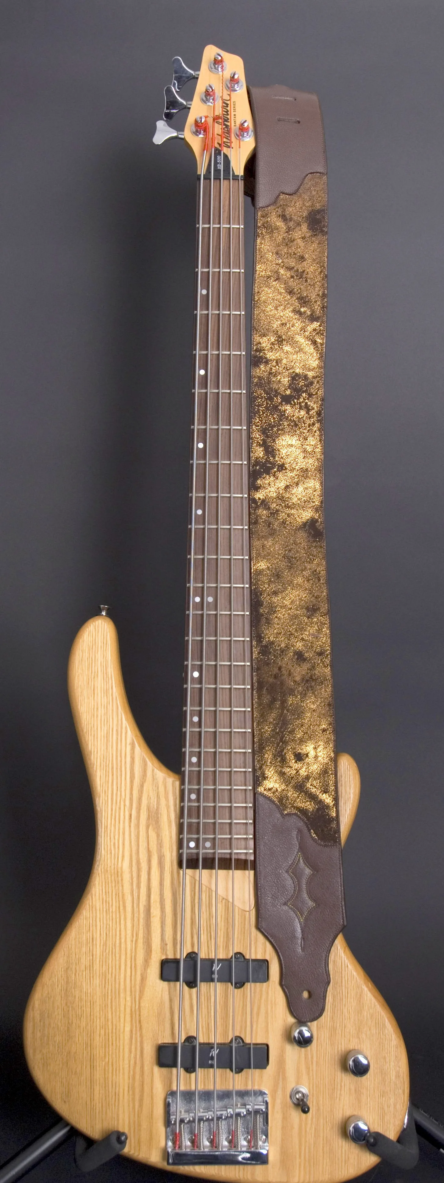 Handmade Copper Leather Guitar Strap