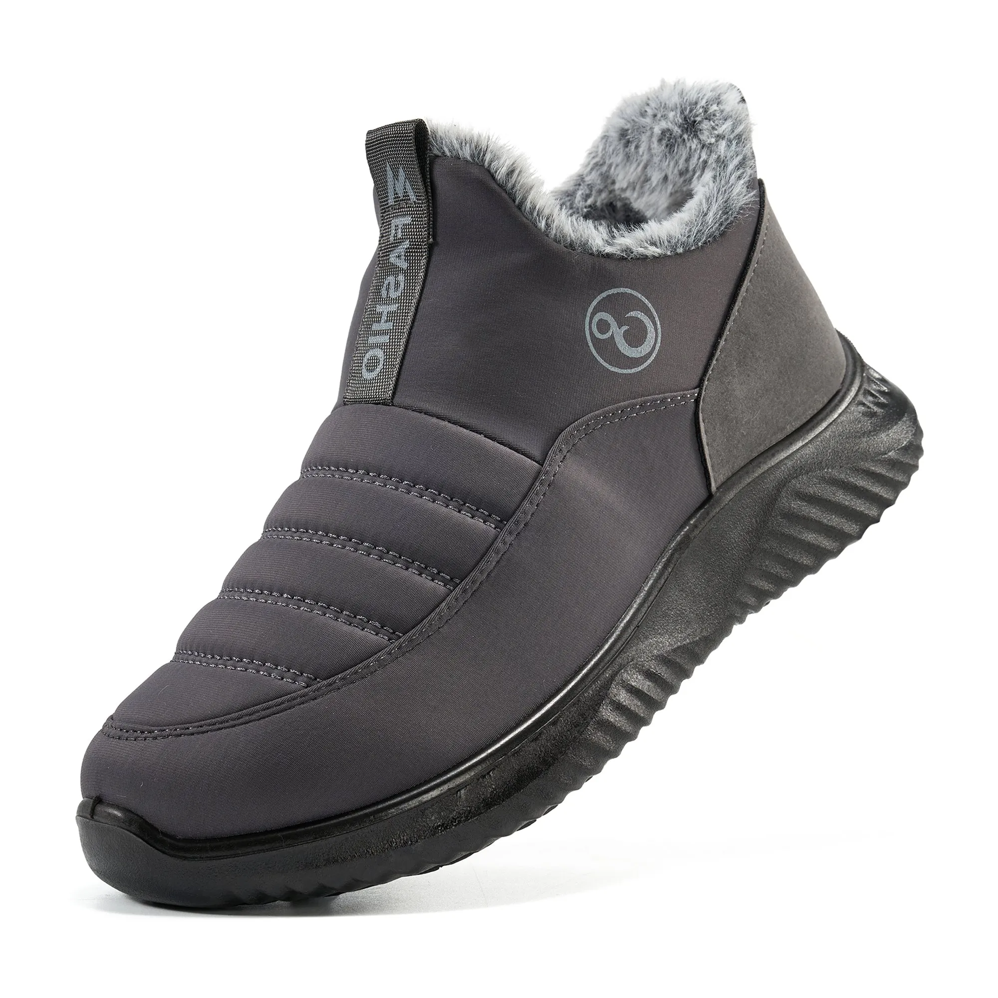 Harence Snow Boots Women Winter Warm Faux Fur Waterproof Slip On Comfort Woman Ankle Booties