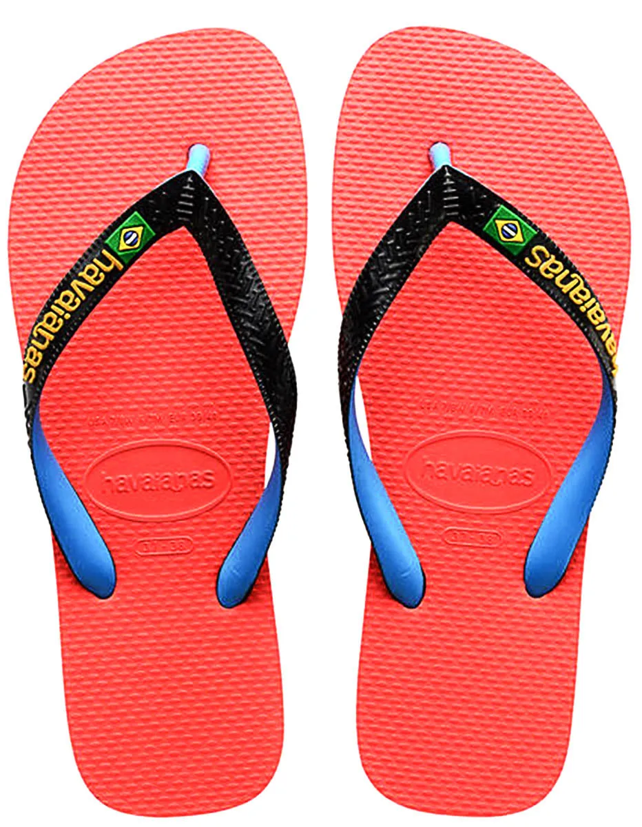 Havaianas Brasil Mix In Red Multi For Men