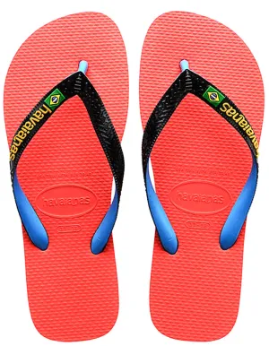 Havaianas Brasil Mix In Red Multi For Men
