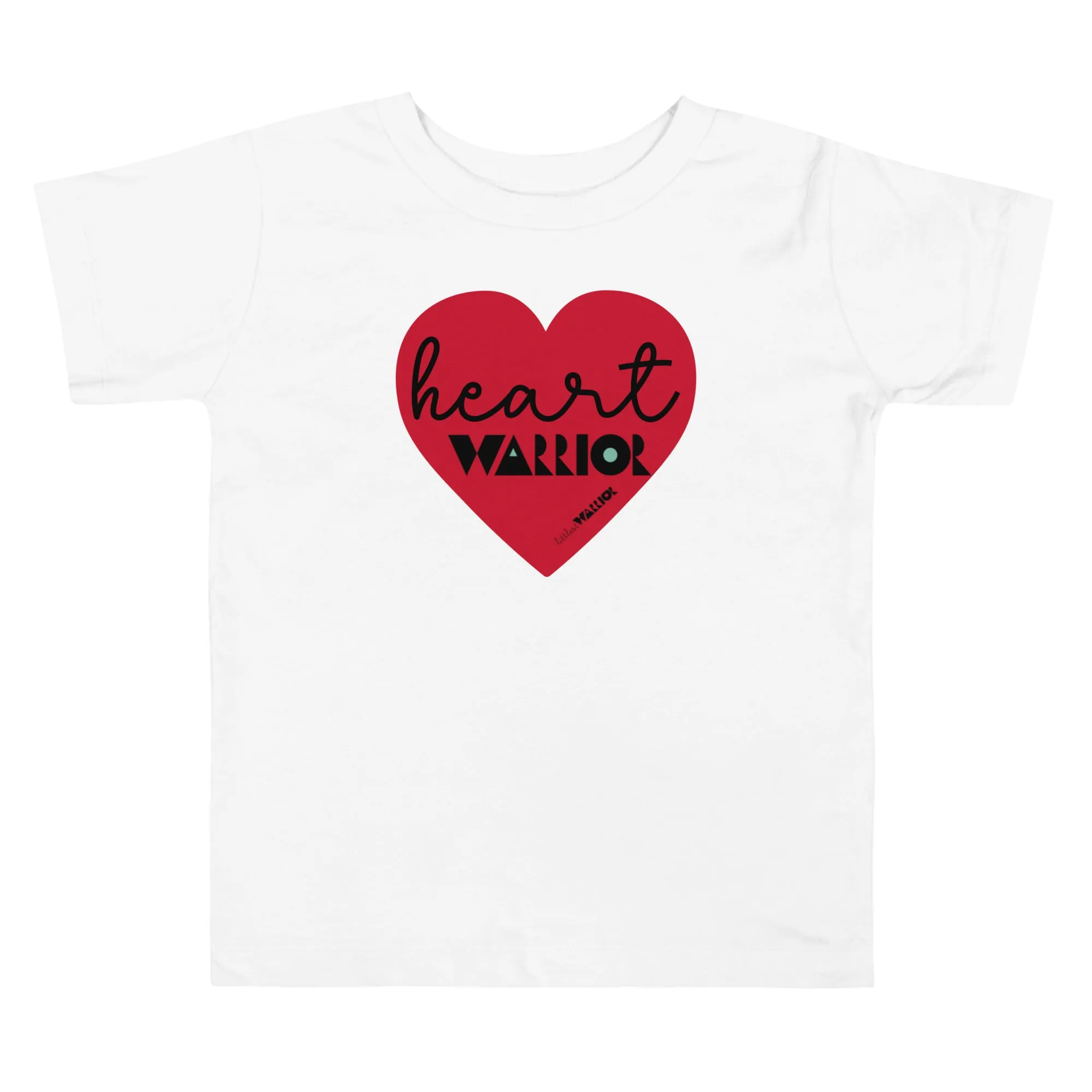 Heart Warrior with a heart Toddler Short Sleeve Tee