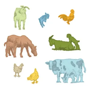 Heartfelt Creations - Home On The Farm Collection - Happy Meadow Die/7317**