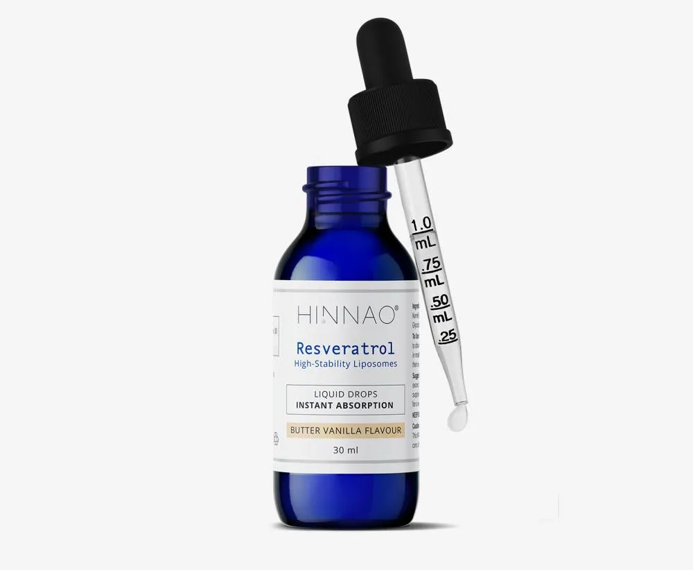 HINNAO Technology Resveratrol Butter Vanilla Flavour 30ml