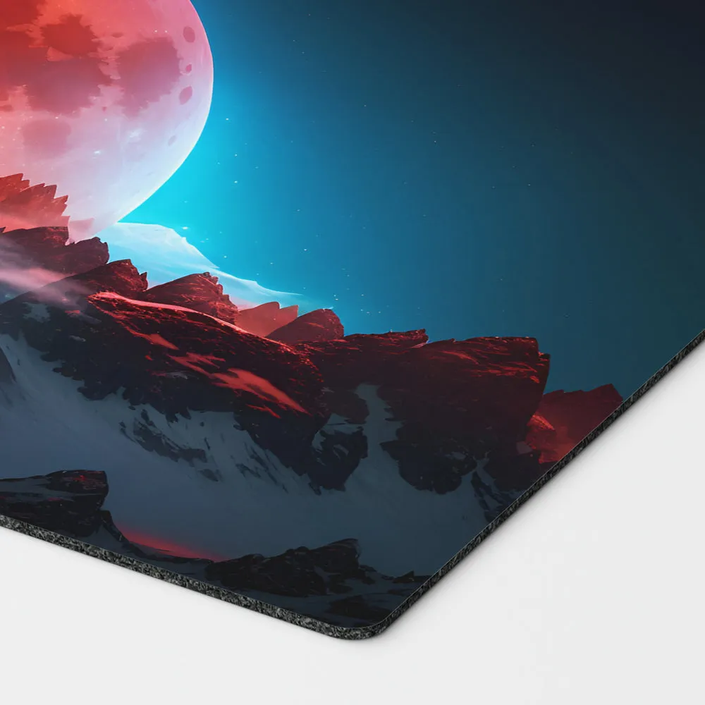 Iconic Wonders - Blood Moon Playmat | 24"x14" Magic the Gathering
