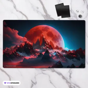 Iconic Wonders - Blood Moon Playmat | 24"x14" Magic the Gathering