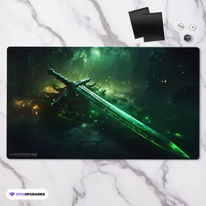 Iconic Wonders - Sword of Feast and Famine Playmat | 24"x14" Magic the Gathering