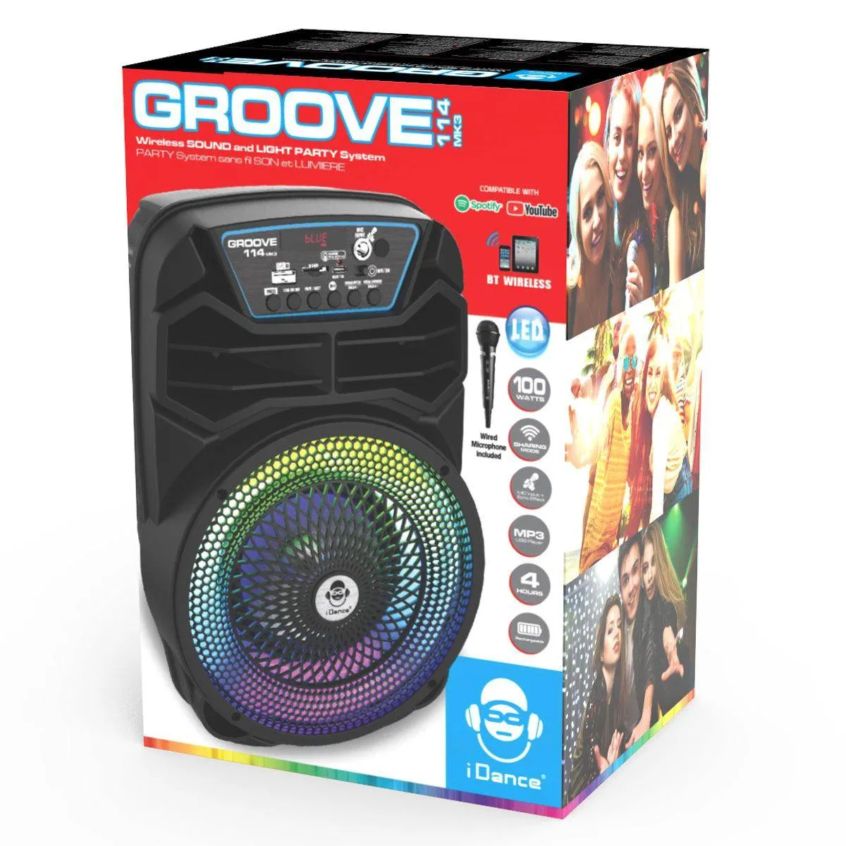 iDance Groove 114 MKIII BT Wireless Speaker