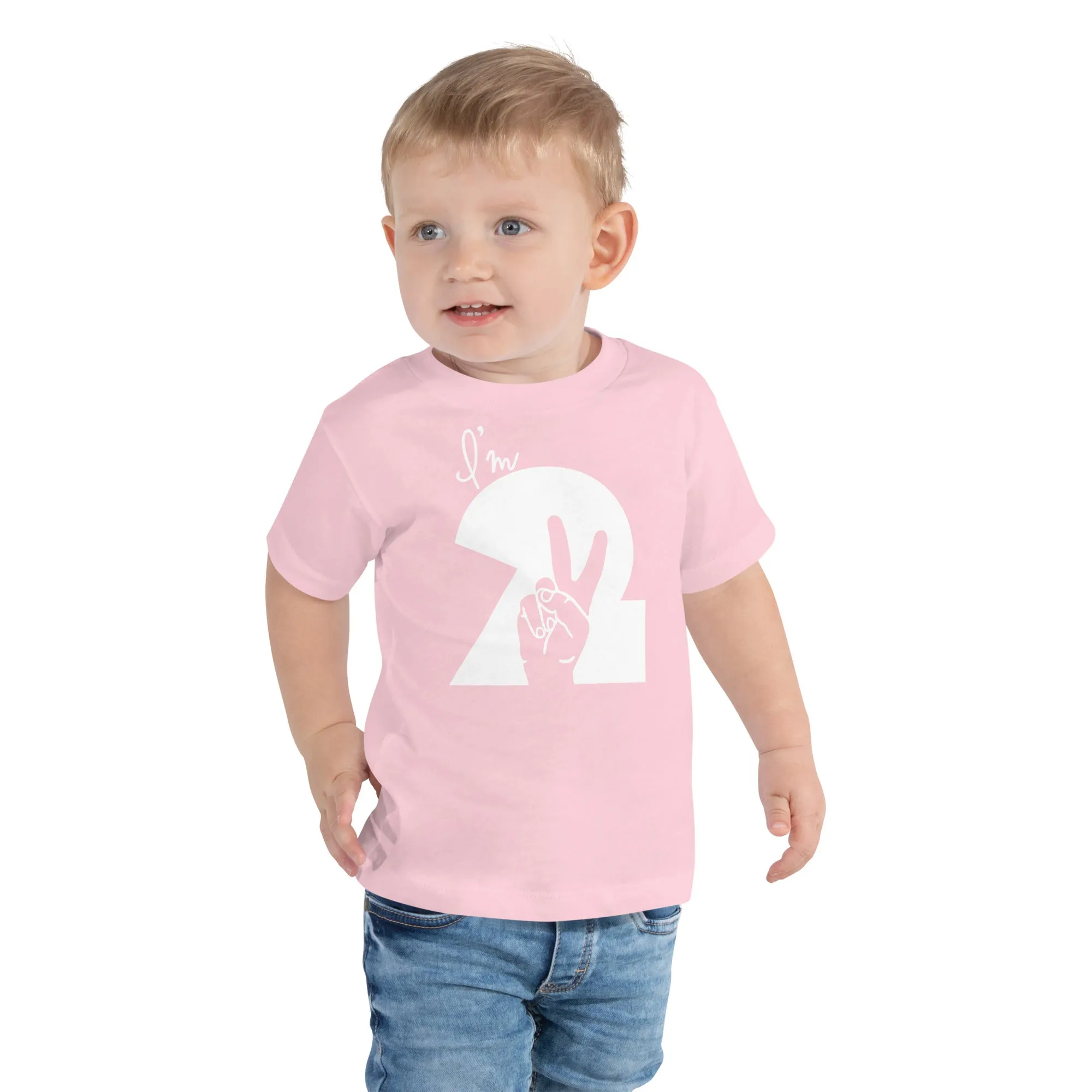 I’m 2 Toddler Short Sleeve Tee