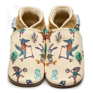 Inch Blue Baby Shoes Forest Fun 3962