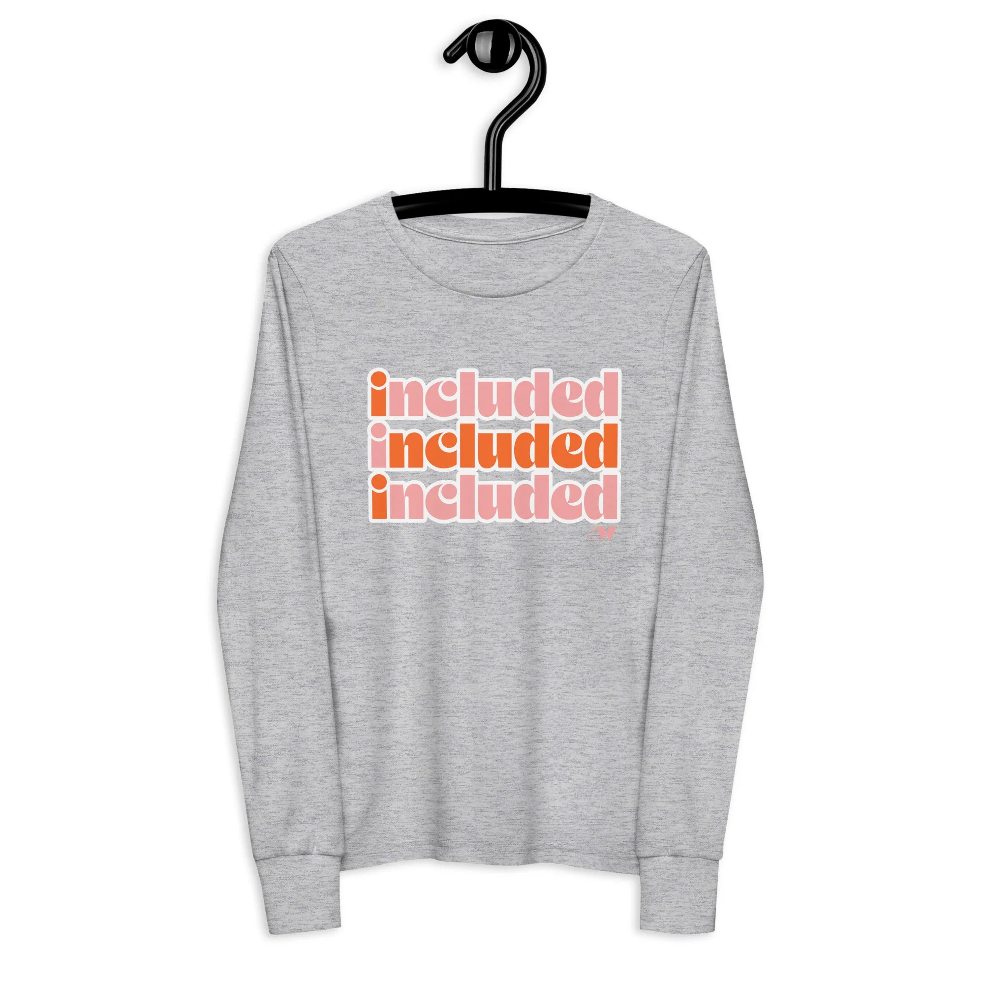 Included Pink Youth long sleeve tee