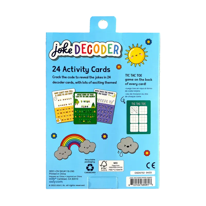 Joke Decoder Activity Cards