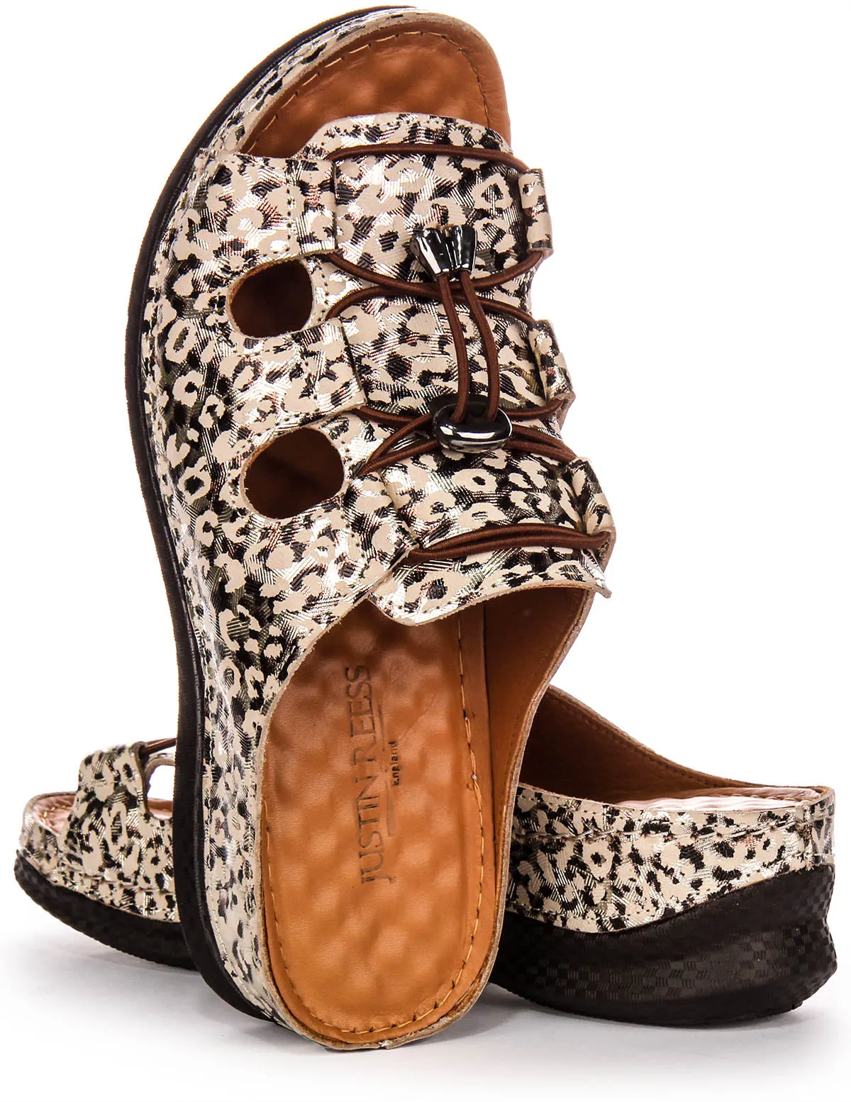 Justinreess England Kinsley Soft Footbed In Leopard For Women | Secret Sale