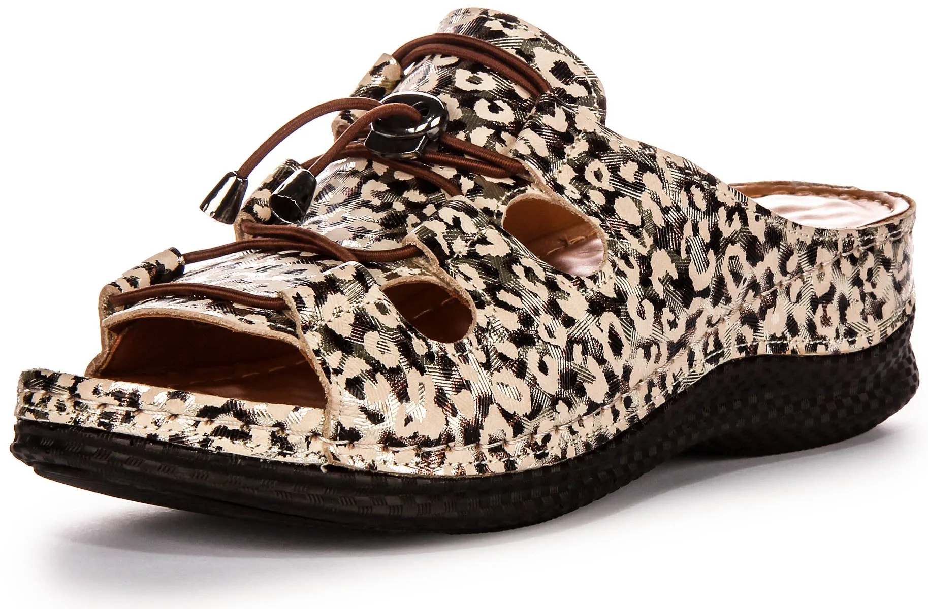 Justinreess England Kinsley Soft Footbed In Leopard For Women | Secret Sale