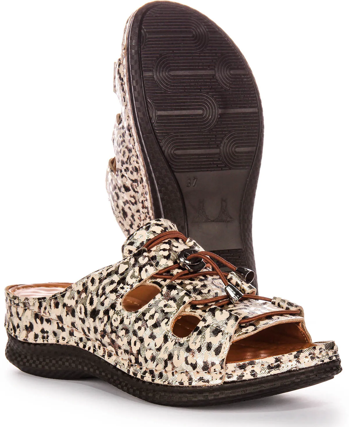 Justinreess England Kinsley Soft Footbed In Leopard For Women | Secret Sale