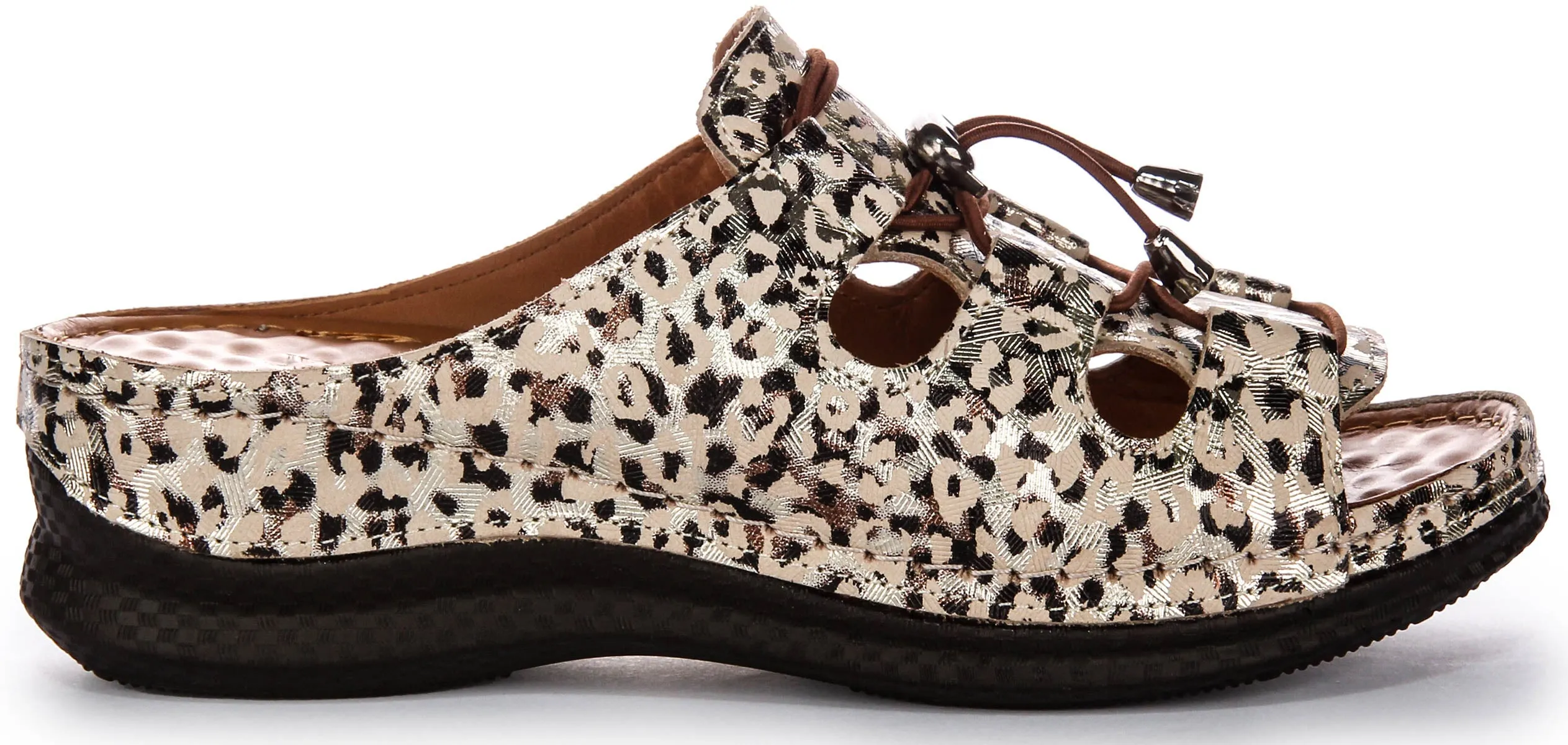 Justinreess England Kinsley Soft Footbed In Leopard For Women | Secret Sale