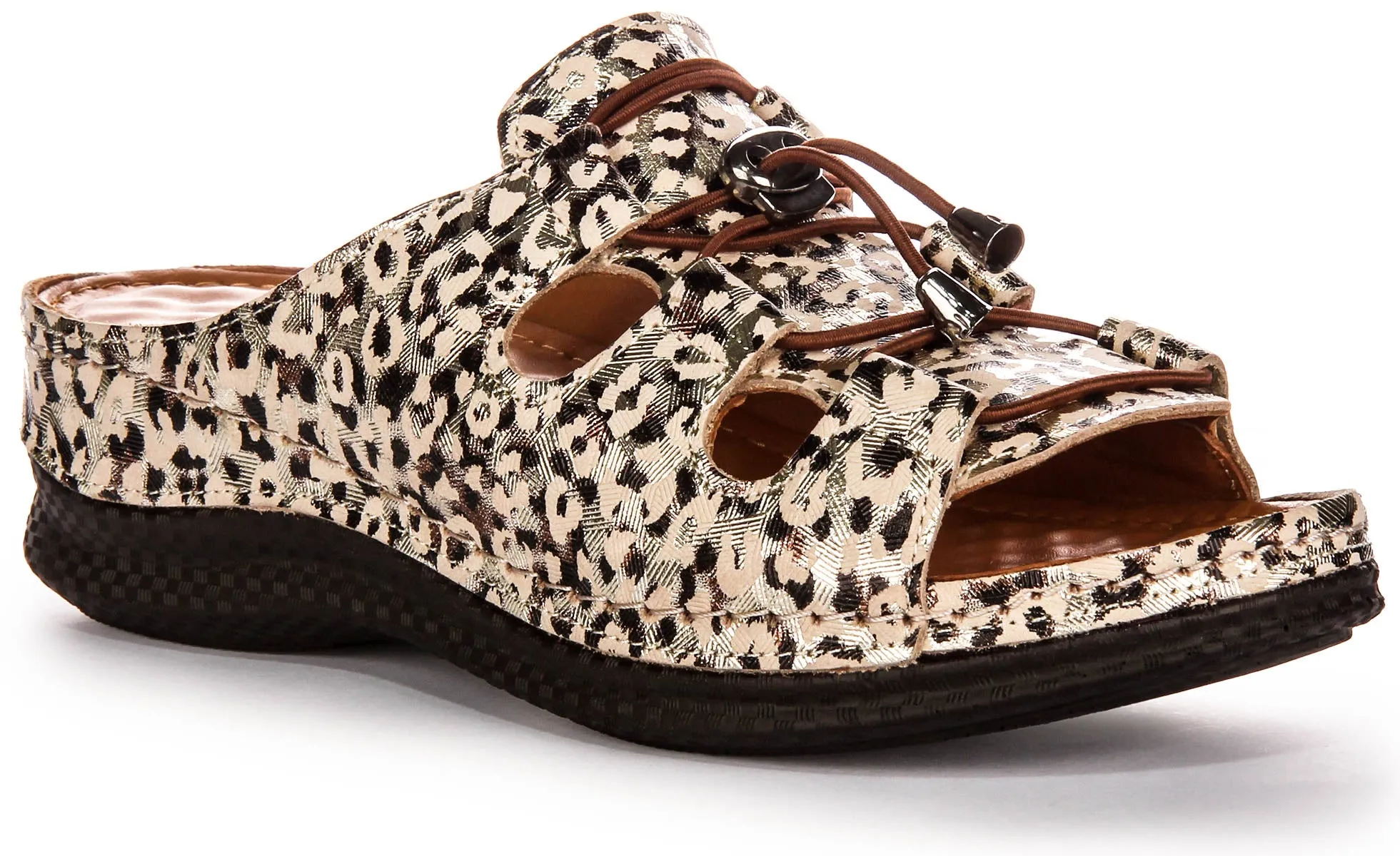 Justinreess England Kinsley Soft Footbed In Leopard For Women | Secret Sale