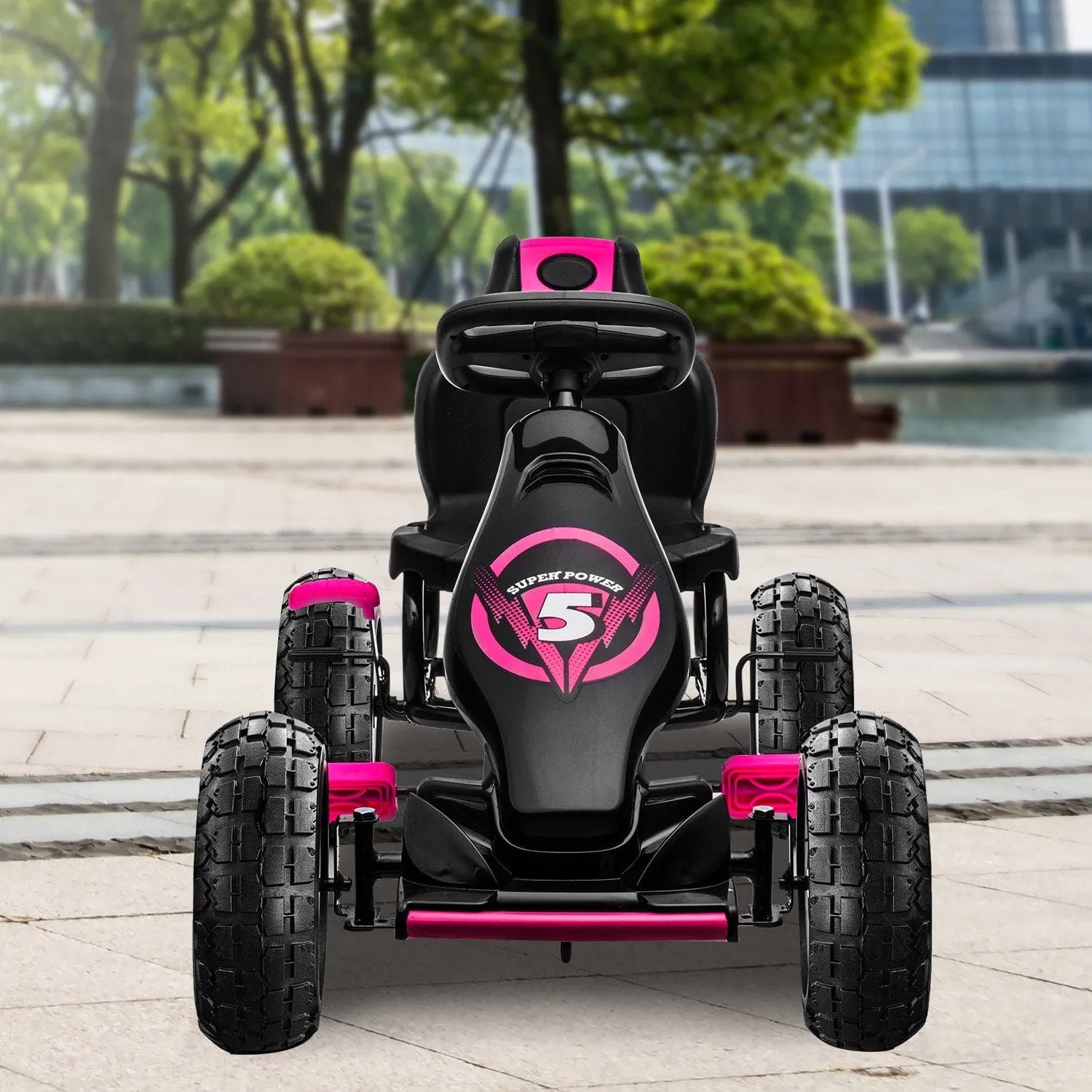 Kahuna G18 Kids Ride On Pedal Go Kart - Rose Pink - Online Only - Free Shipping!