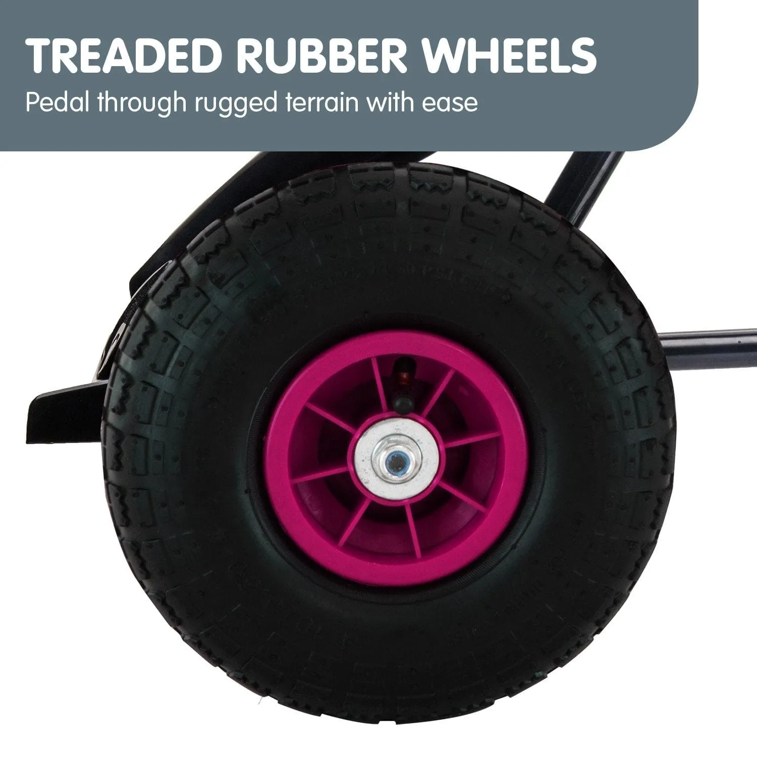 Kahuna G18 Kids Ride On Pedal Go Kart - Rose Pink - Online Only - Free Shipping!