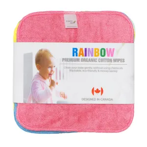 Kawaii Baby Bamboo & Organic Cotton Washcloth Wipes (Package of 12)
