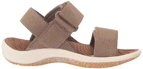 KEEN Elle Backstrap Casual Platform Open Toe Sandals, Brindle/Star White, 4 US Unisex Big Kid