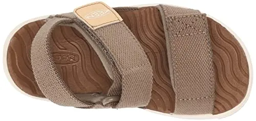 KEEN Elle Backstrap Casual Platform Open Toe Sandals, Brindle/Star White, 4 US Unisex Big Kid
