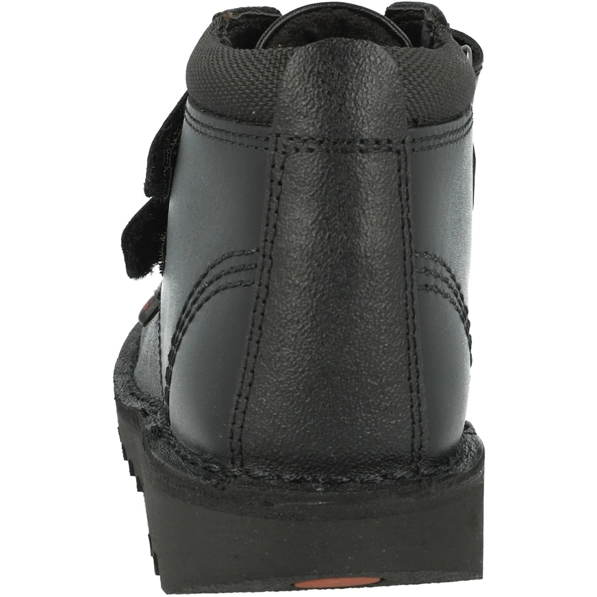 Kickers Kick Hi Black Scuff-Resistant School Shoes
